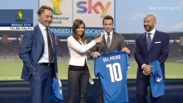 Mondiali 2014 su Sky: Alessandro Del Piero opinionista
