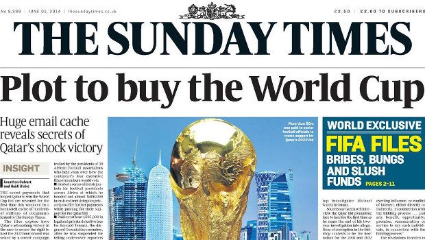 Scoop del Sunday Times: il Mondiale in Qatar è stato comprato, corrotti delegati Fifa