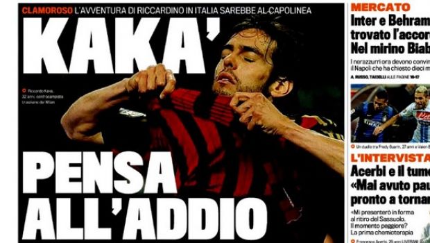 Rassegna stampa 8 giugno 2014: prime pagine di Gazzetta, Corriere e Tuttosport