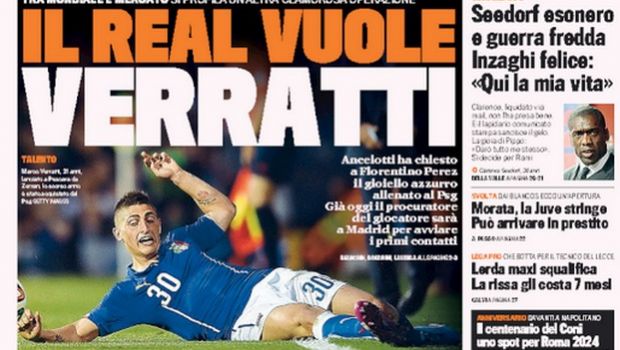 Rassegna stampa 10 giugno 2014: prime pagine di Gazzetta, Corriere e Tuttosport