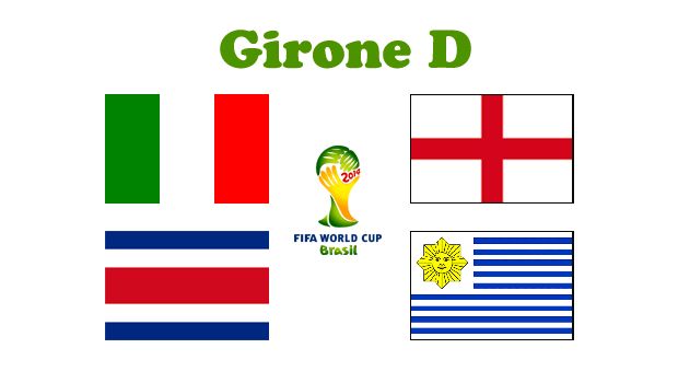Mondiali Brasile 2014: Classifica Girone D aggiornata