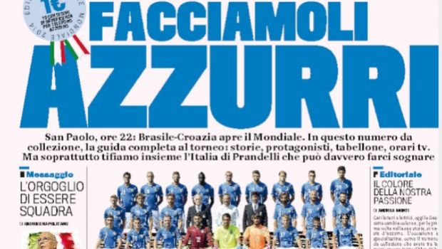 Rassegna stampa 12 giugno 2014: prime pagine di Gazzetta, Corriere e Tuttosport