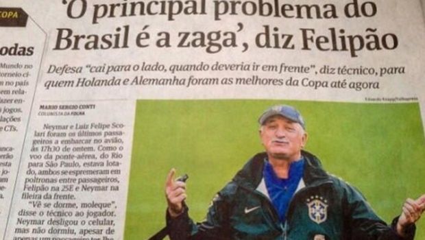 Mondiali 2014, gaffe della stampa. Scolari: &#8220;Il nostro problema è la difesa&#8221;. Ma a parlare è il sosia dell&#8217;allenatore del Brasile