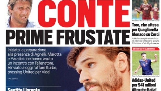 Rassegna stampa 15 luglio 2014: prime pagine di Gazzetta, Corriere e Tuttosport