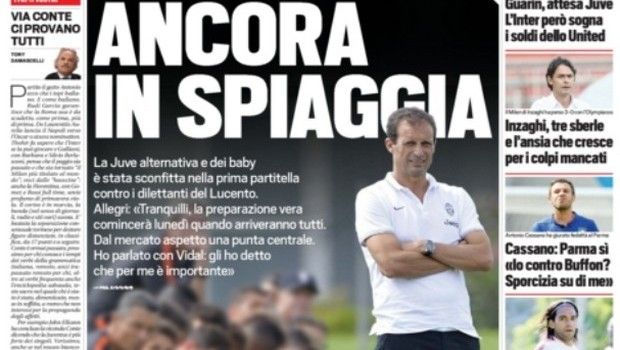 Rassegna stampa 26 luglio 2014: prime pagine di Gazzetta, Corriere e Tuttosport