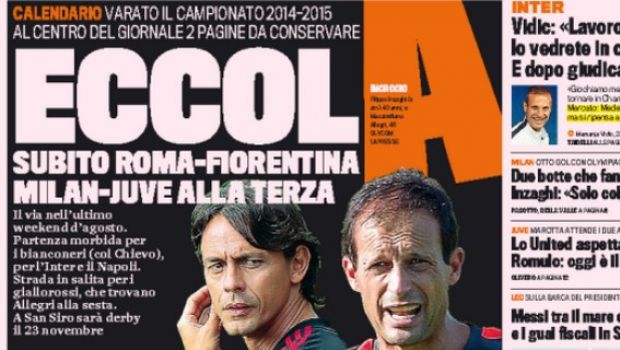 Rassegna stampa 29 luglio 2014: prime pagine di Gazzetta, Corriere e Tuttosport