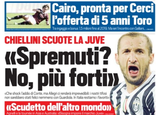 Rassegna stampa 4 agosto 2014: prime pagine di Gazzetta, Corriere e Tuttosport