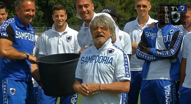 Ice Bucket Challenge: la Sampdoria devolverà metà incasso con il Torino