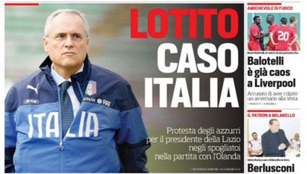 Rassegna stampa 6 settembre 2014: prime pagine Gazzetta, Corriere e Tuttosport