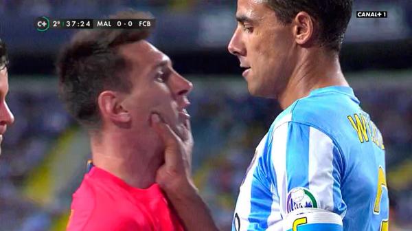 Spagna, Welington prende Messi per il collo: &#8220;Mi ha detto figlio di p&#8230;&#8221; [Video]