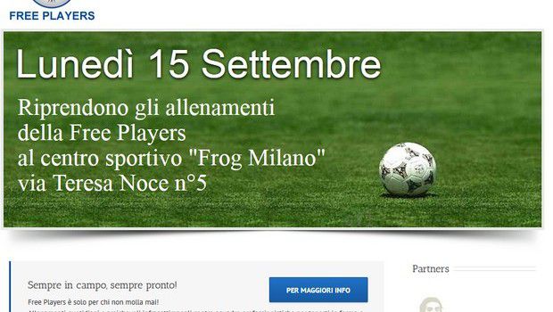 Free Players: il raduno per i calciatori disoccupati inizia il 15 settembre