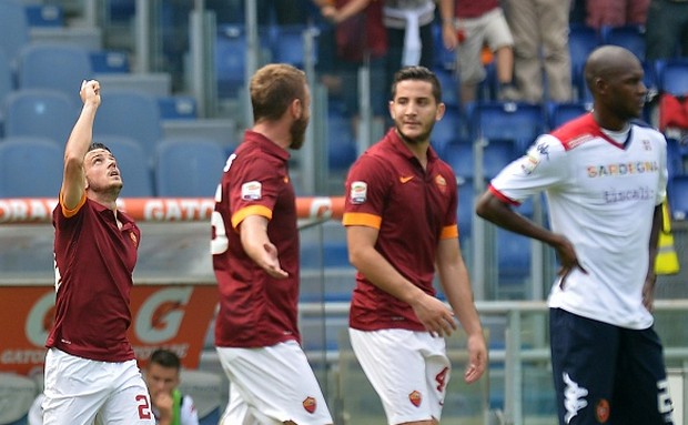 Roma – Cagliari 2-0 | Highlights Serie A 2014/2015 | Video gol (10′ Destro, 13′ Florenzi)
