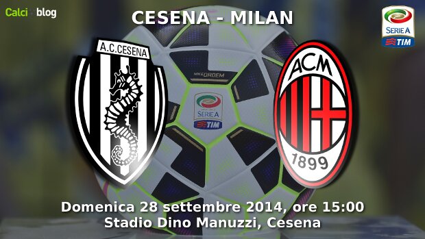 Cesena-Milan 1-1 | Risultato Finale: gol di Succi e Rami. Espulso Zapata