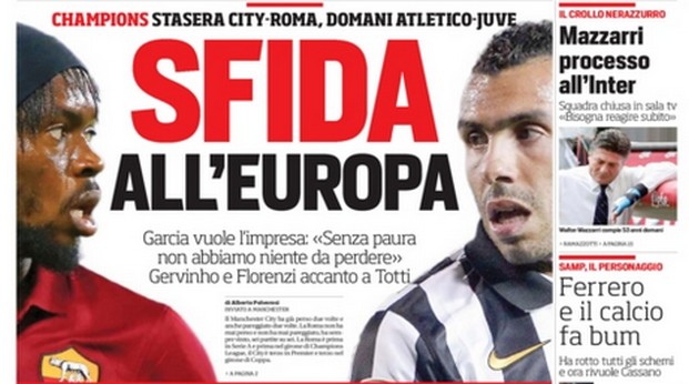 Rassegna stampa 30 settembre 2014: prime pagine Gazzetta, Corriere e Tuttosport