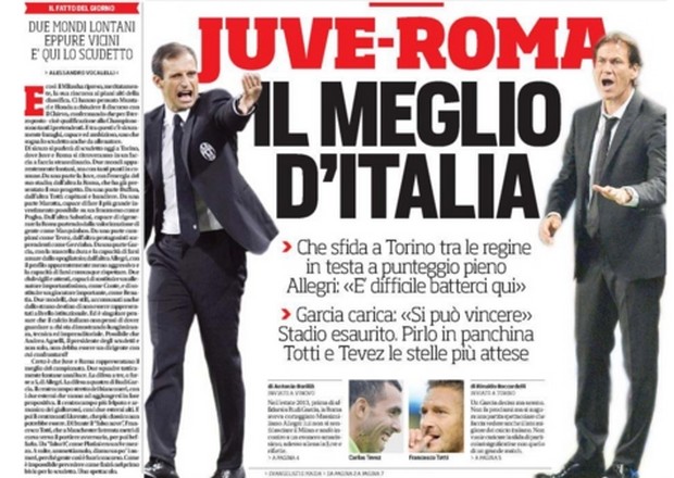 Rassegna stampa 5 ottobre 2014: prime pagine Gazzetta, Corriere e Tuttosport