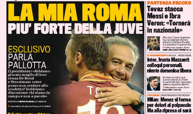 Rassegna stampa 9 ottobre 2014: prime pagine Gazzetta, Corriere e Tuttosport