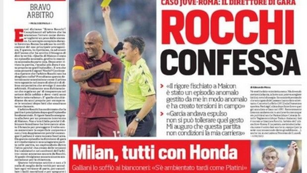 Rassegna stampa 21 ottobre 2014: prime pagine Gazzetta, Corriere e Tuttosport