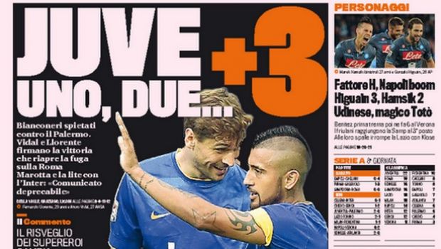 Rassegna stampa 27 ottobre 2014: prime pagine Gazzetta, Corriere e Tuttosport