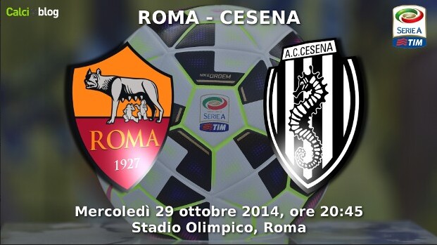 Roma &#8211; Cesena 2-0 | Diretta Serie A | Risultato finale: gol di Destro e De Rossi