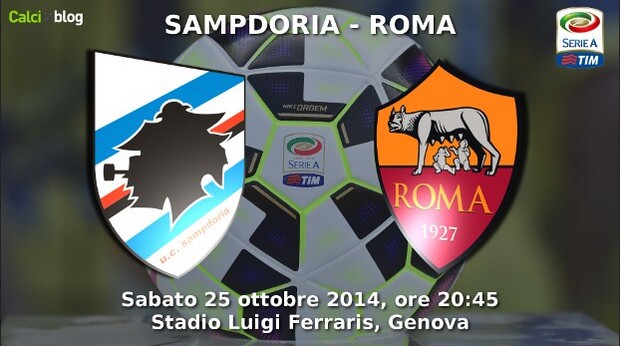 Sampdoria &#8211; Roma 0-0 | Serie A | Risultato finale: palo di Gervinho, Florenzi fermato da Romero