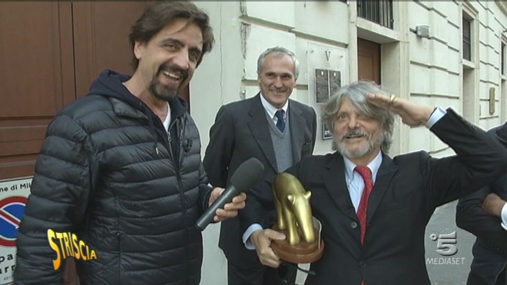 Tapiro d&#8217;Oro consegnato al Presidente Ferrero per le frasi su Thohir