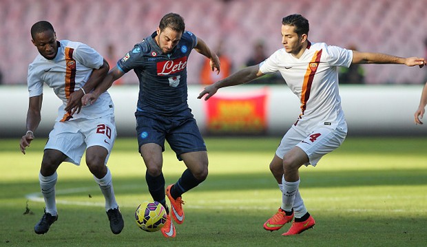 Napoli – Roma 2-0 | Highlights Serie A 2014/2015 | Video Gol (2′ Higuain, 85′ Callejon)