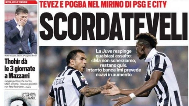 Rassegna stampa 8 novembre 2014: prime pagine Gazzetta, Corriere e Tuttosport