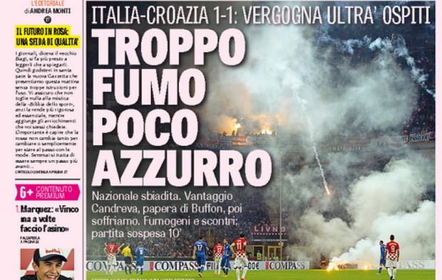 Rassegna stampa 17 novembre 2014: prime pagine Gazzetta, Corriere e Tuttosport