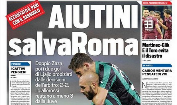 Rassegna stampa 7 dicembre 2014: prime pagine Gazzetta, Corriere e Tuttosport