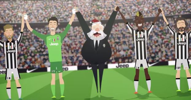 Gli auguri di buone feste di Juventus, Inter e Milan &#8211; Video