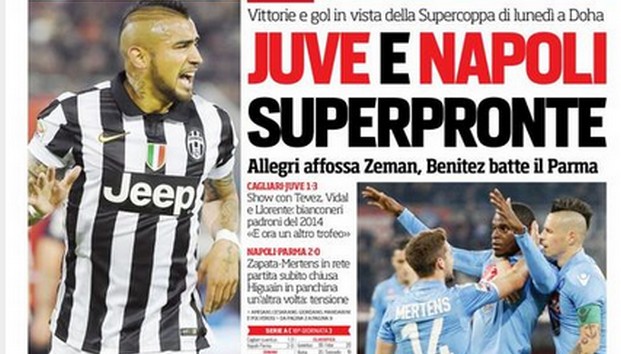 Rassegna stampa 19 dicembre 2014: prime pagine Gazzetta, Corriere e Tuttosport