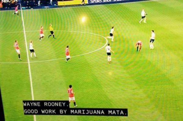 Gaffe della tv: sulla Nbc Juan Mata diventa Marijuana Mata