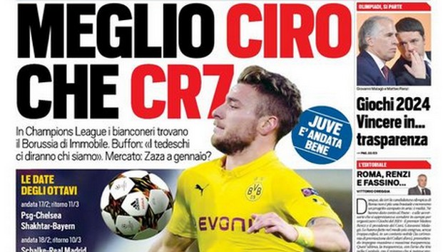 Rassegna stampa 16 dicembre 2014: prime pagine Gazzetta, Corriere e Tuttosport