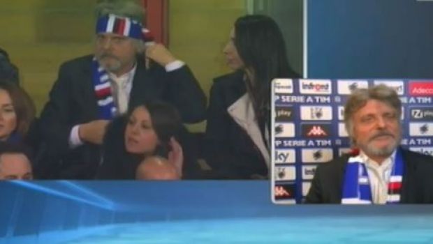 Massimo Ferrero show nell’intervista dopo Sampdoria-Napoli | Video