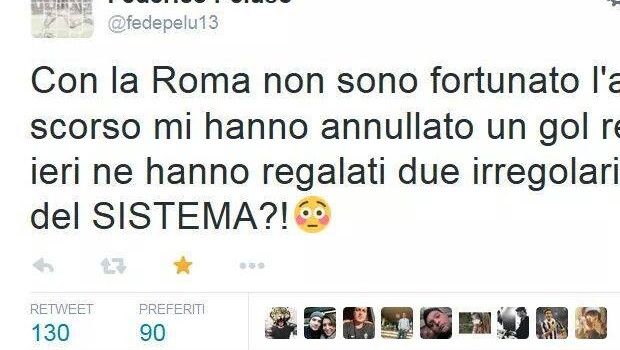 Peluso-Nainggolan uno contro uno su Twitter, ex Juve precisa