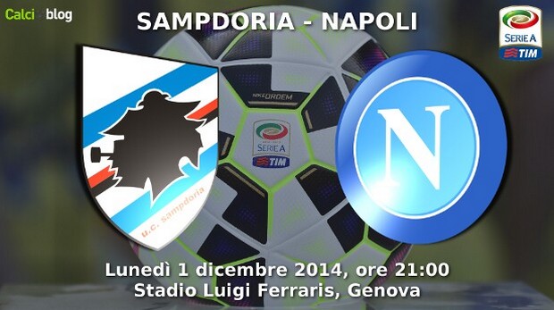 Sampdoria &#8211; Napoli 1-1 | Serie A 2014-15 | Gol di Eder e Zapata | Risultato Finale