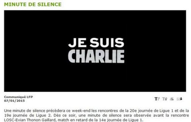 #JesuisCharlie | La solidarietà di calcio e sport dopo la strage di Parigi – Foto