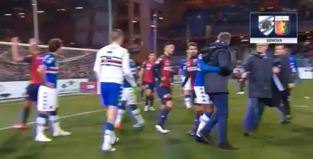 Sampdoria-Genoa 1-1: Mihajlovic furioso con Regini (Video)