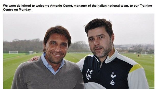 Conte in visita al Tottenham: “Qui per carpire i loro segreti”