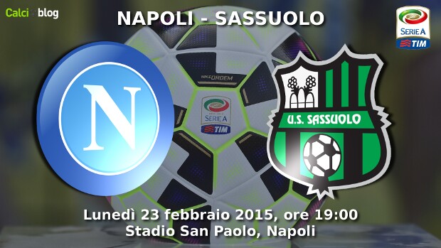 Napoli-Sassuolo 2-0 | Risultato Finale | Gol di Zapata e Hamsik, tre punti agli azzurri