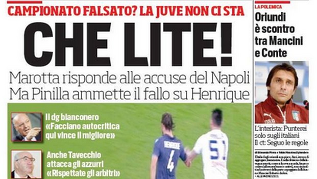 Rassegna stampa 24 marzo 2015: prime pagine Gazzetta, Corriere e Tuttosport