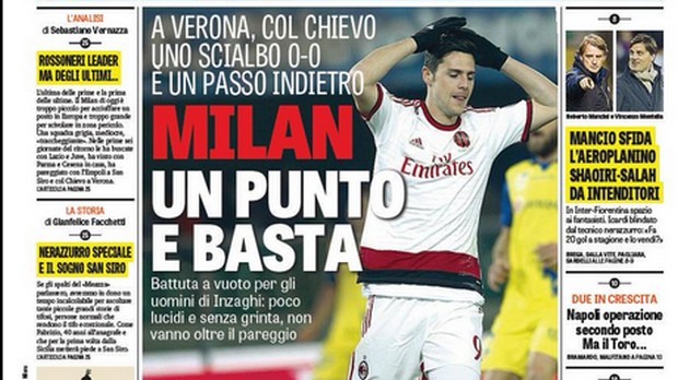 Rassegna stampa 1 marzo 2015: prime pagine Gazzetta, Corriere e Tuttosport