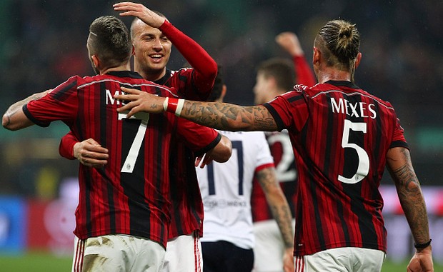 Milan &#8211; Cagliari 3-1 | Highlights Serie A 2014/15 | Video Gol (21&#8242;, 77&#8242; Menez, 47&#8242; Farias, 49&#8242; Mexes)