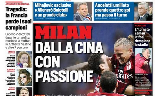Rassegna stampa 11 marzo 2015: prime pagine Gazzetta, Corriere e Tuttosport