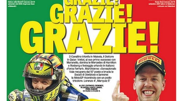 Rassegna stampa 30 marzo 2015: prime pagine Gazzetta, Corriere e Tuttosport