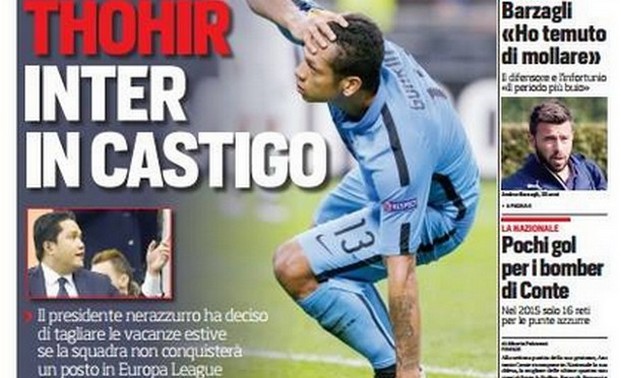 Rassegna stampa 25 marzo 2015: prime pagine Gazzetta, Corriere e Tuttosport