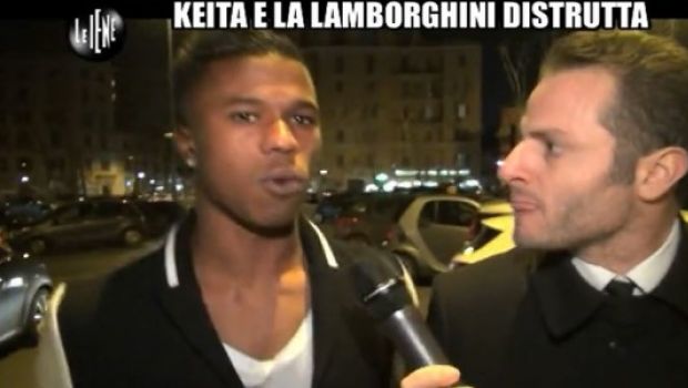 Keita e la Lamborghini distrutta: fuga da Le Iene (Video)