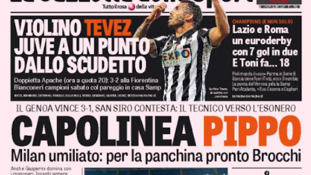 Rassegna stampa 30 aprile 2015: prime pagine Gazzetta, Corriere e Tuttosport