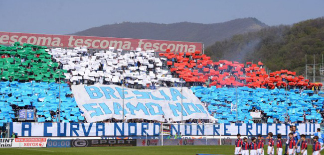 Brescia-Vicenza: follia ultrà a fine gara, ferito un bambino