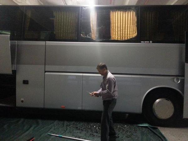 Marsiglia: assalto al bus del Paris Saint Germain (Foto)